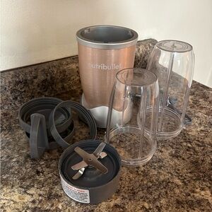 Nutribullet Blender Set with Accessories rose gold